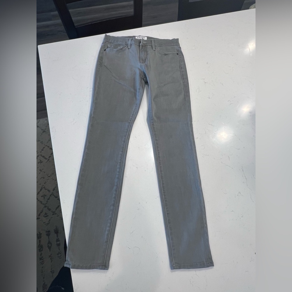 Frame Los Angeles Gray Le Skinny de Jeanna size 29